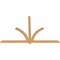 Ekena Millwork Redmond Smooth Timber Gable Bracket, Western Red Cedar, 84"W x 56"H x 1 1/2"D x 3 1/2"F, 16/12 Pitch GBW084X56X0204RED00SWR - alternate 5